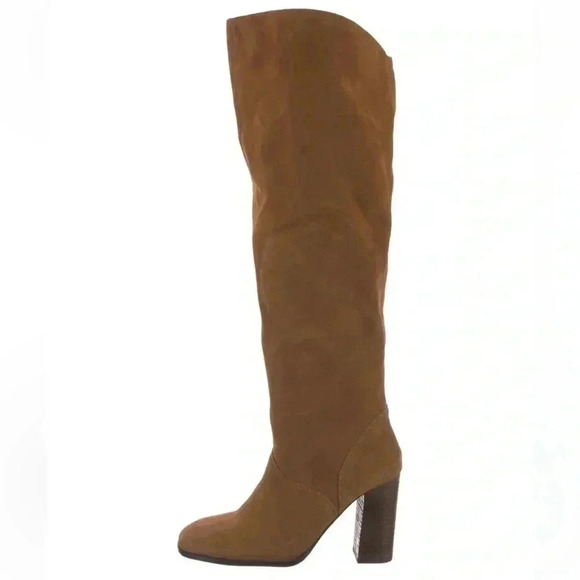 SPELL Cha Cha Slouch boots  Tan Suede Size 42Euro or 11 US - Picture 1 of 11